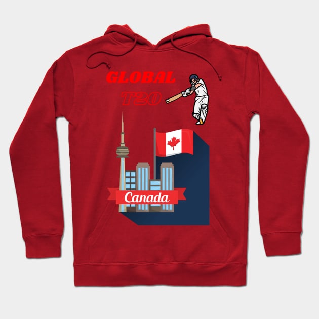 Global T20 Canada Hoodie by Quotigner